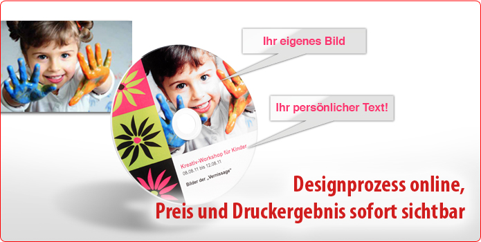 Web2Disc: Eigene Texte und Bilder auf CD- und DVD-Rohlingen
