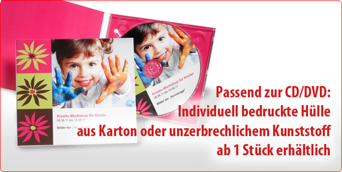 Web2Disc: Passende Drucksachen für CD- und DVD-Rohlinge gestalten